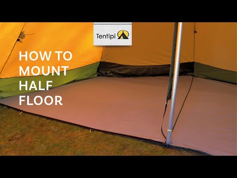 How to mount and combine a Tentipi Half floor in the Nordic Tipi