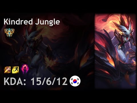 Kindred Jungle vs Shyvana - KR Challenger Patch 7.24