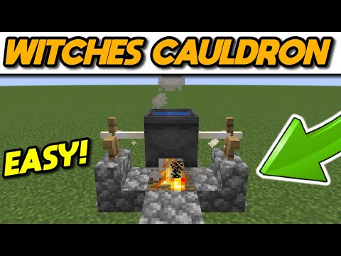 Minecraft Witches Cauldron Tutorial #Shorts