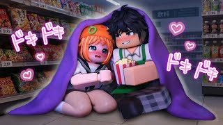㊙️…スーパーでヒミツのお泊まり…🤫ロブロックスで胸キュン(#ぴこみんず)ここなの初恋愛
