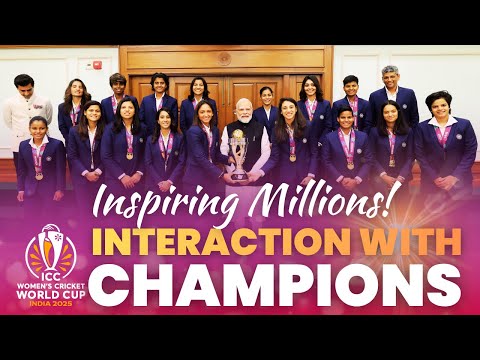 PM Modi meets ICC Women’s World Cup champions