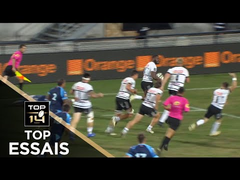 TOP Essais de la J1 – TOP 14 – Saison 2020-2021