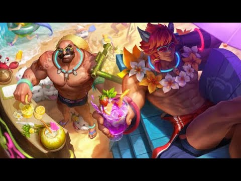 POOL PARTY BRAUM SKIN SPOTLIGHT | PBE PRE-RELEASE PREVIEW