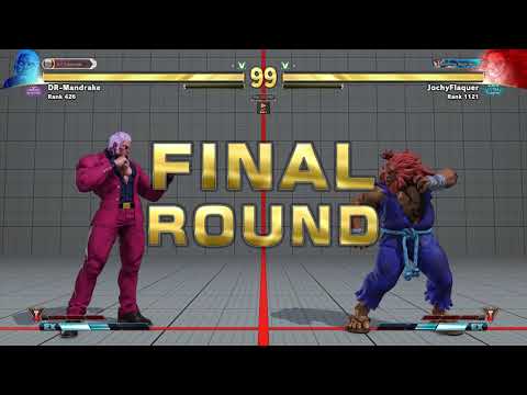 Tiger-Jochy focus (Akuma) Vs DR Mandrake (Urien)