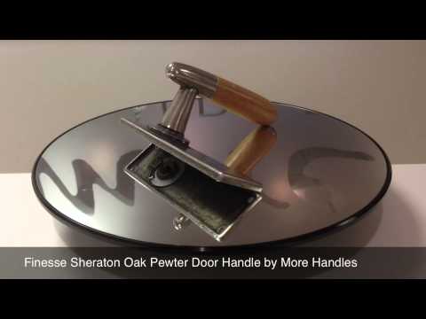 Finesse Pewter Sheraton Door Handle FD043 by More handles