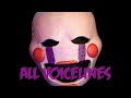 The Marionette All Voicelines With Subtitles Ultimate Custom Night