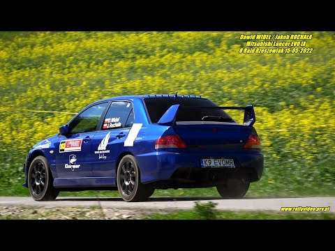 Dawid WIDEŁ / Jakub RUCHAŁA - Mitsubishi Lancer EVO IX - 8 Rajd Rzeszowiak 15-05-2022