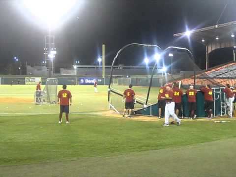 Jose Julio Ruiz batting practice