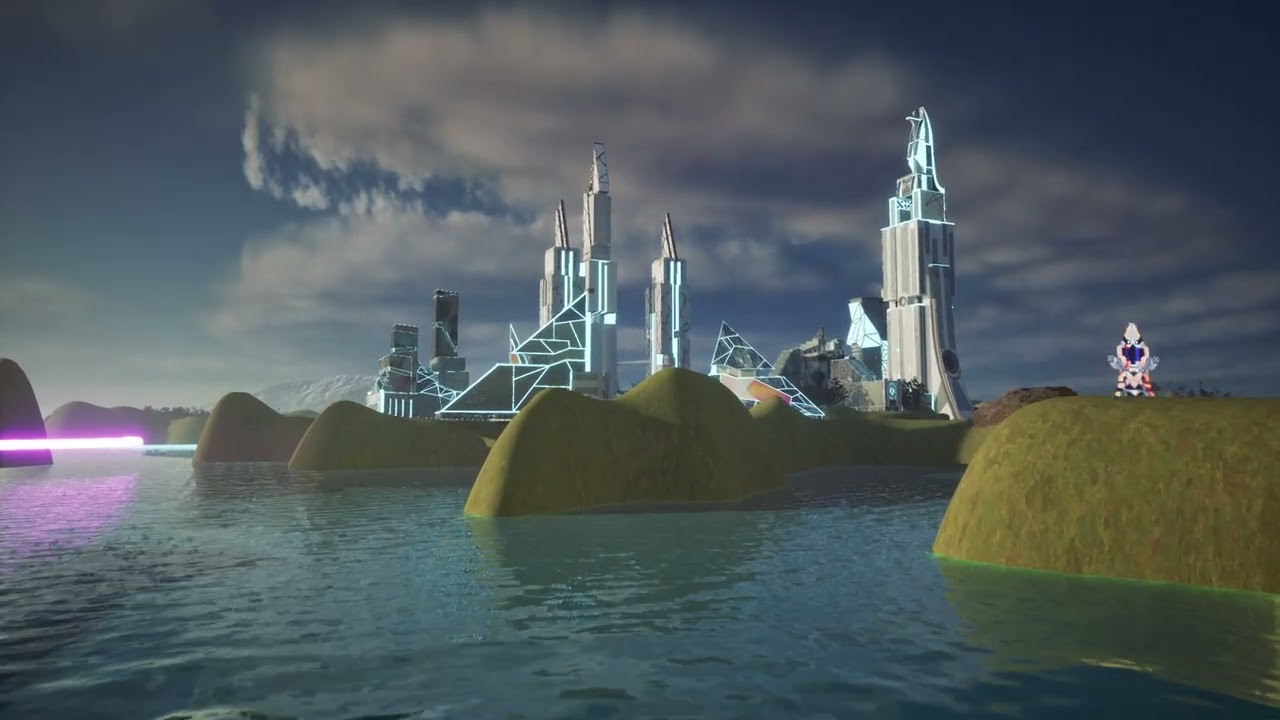 Cyberpunk Metabot Island City Sizzler