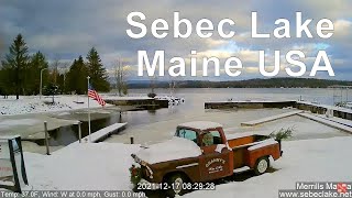 Sebec Lake, Maine - Live - Merrill's Marina live webcam