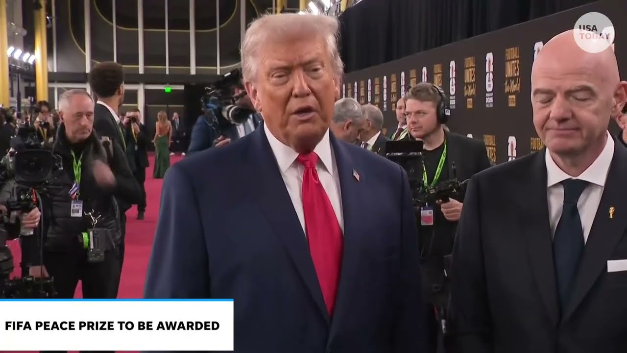 Trump on receiving the FIFA peace prize: 'I don't need prizes. I need to save lives'