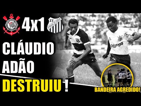 Claudio Adão JOGOU DEMAIS! - Corinthians 4x1 XV de Piracicaba (Paulista 1989)