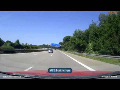 Niemcy (Deutschland) A4 Dreieck Nossen - Kreuz Chemnitz x3