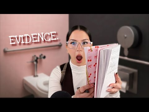 ASMR The Hall Monitor Nerd Finds Scammer Girl’s Notebook 😬📓