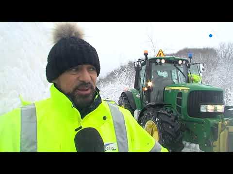 L'autoroute A48 coupée toute la nuit à cause de la neige