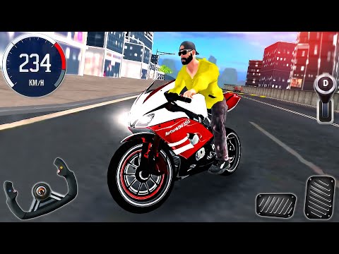Police Chase and Escape Racing Simulator - Bike City Driving Brasil Tuning 2 - Android GamePlay #5