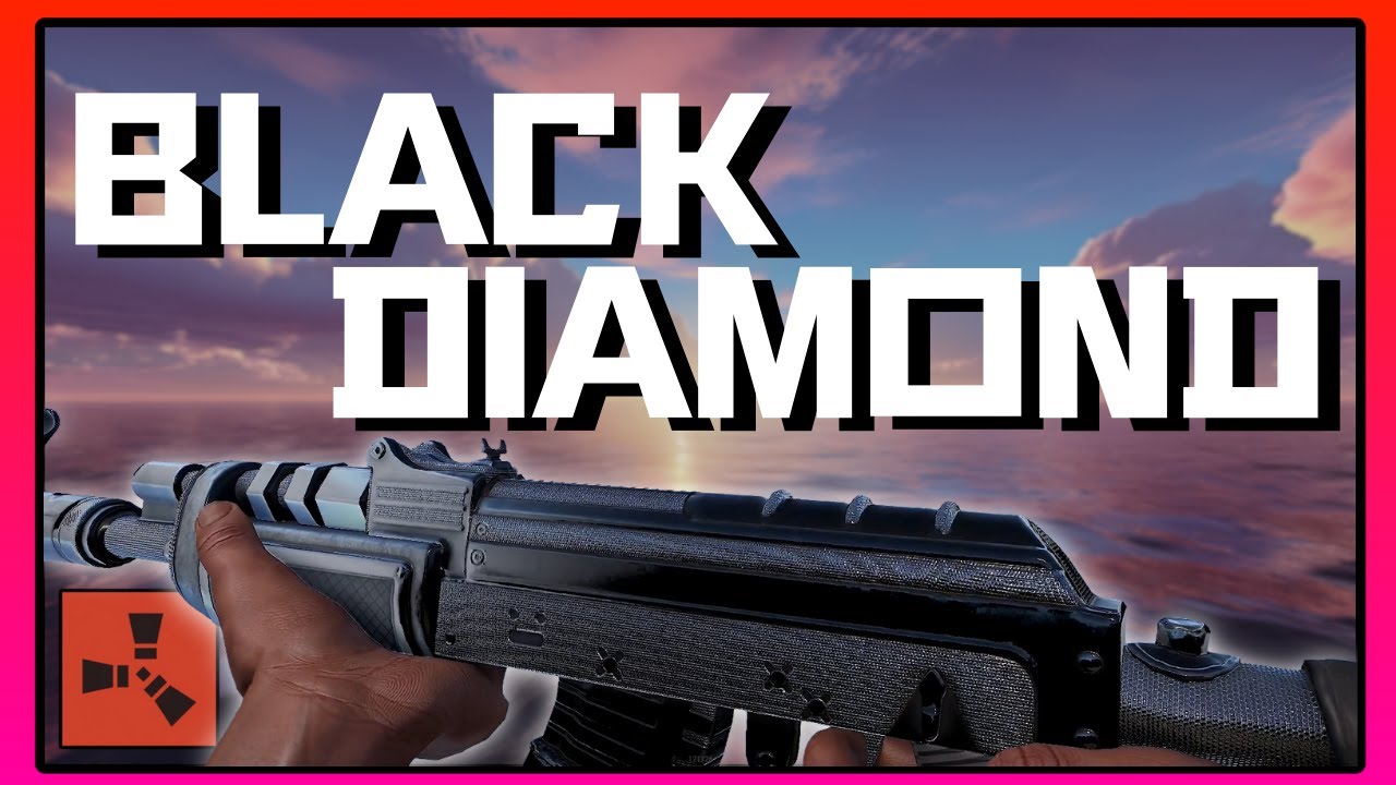 Rust Skins Black Diamond Collection – Weapons & Full Set Armor Showcase