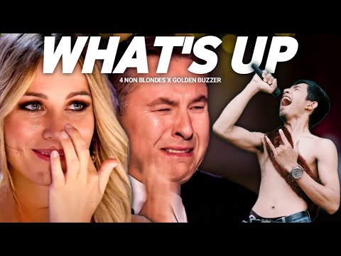 Golden Buzzer : The Jury Cry When The Heard The Extraordinary Voice Singing What's Up Song