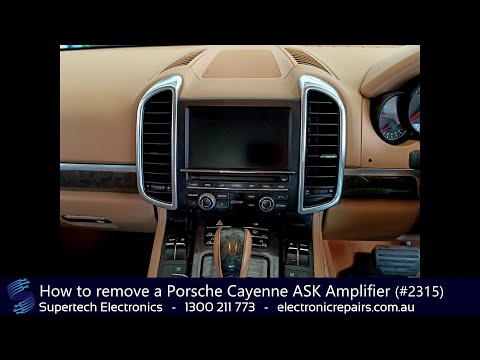 How to remove a Porsche Cayenne ASK Amplifier (#2315)