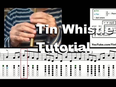 How to play the Irish Tin Whistle: COOLEY'S REEL (2025 video-tutorial) 🪈