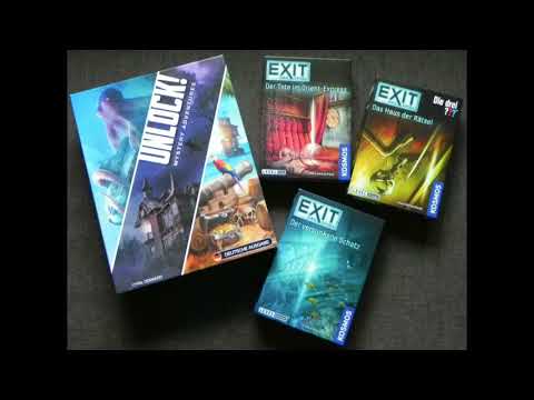 Spoilerfrei -Unlock! Mystery Adventures vs die Neuen von Exit - Review - Die Brettspieltester