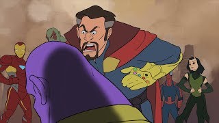 Thanos vs Avengers - Avengers Infinity War Parody Animation - MOVIE SHENANIGANS