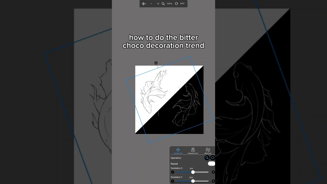 HOW TO DO BITTER CHOCO DECORATION #trend #jujutsukaisen #digitalart #ibispaintx #fanart #fyp #anime