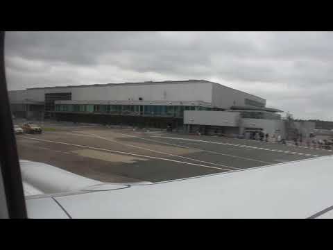 Taxiing in Weeze/ Niederrhein Airport (NRN) with a RYANAIR Boeing 737 MAX 8