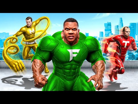 GTA 5 - Becoming EVERY SUPERHERO! (Michael, Trevor & Franklin)