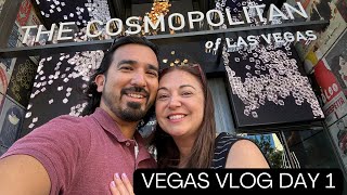 Vegas Day 1 | Cosmo Check In | F1 Prep | Casino Hopping | Cocktail Hour at STK and Jaleo