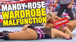 Mandy Rose's WWE “wardrobe malfunction” - Exclusive footage!