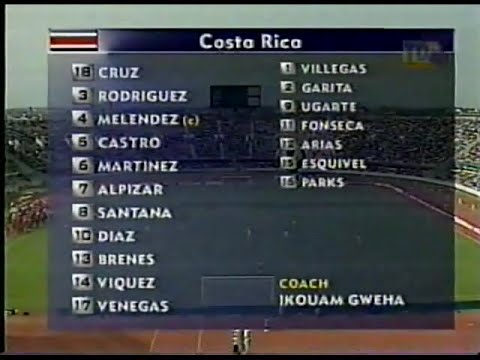 Costa Rica 1 Nigeria 1  Mundial U20 Nigeria 99