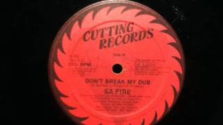 SA FIRE- DON&#39;T BREAK MY HEART 7&#39;&#39; V.   WAV