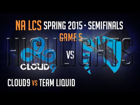 Cloud 9 vs Team Liquid Game 5 Semi-final Highlights - NA LCS S5 Spring 2015 Playoffs - C9 vs TL G5