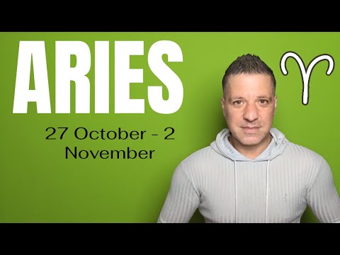 ARIES - A New Chapter In Your Life Is About To Unfold | 27 October - 2 November Aries Tarot