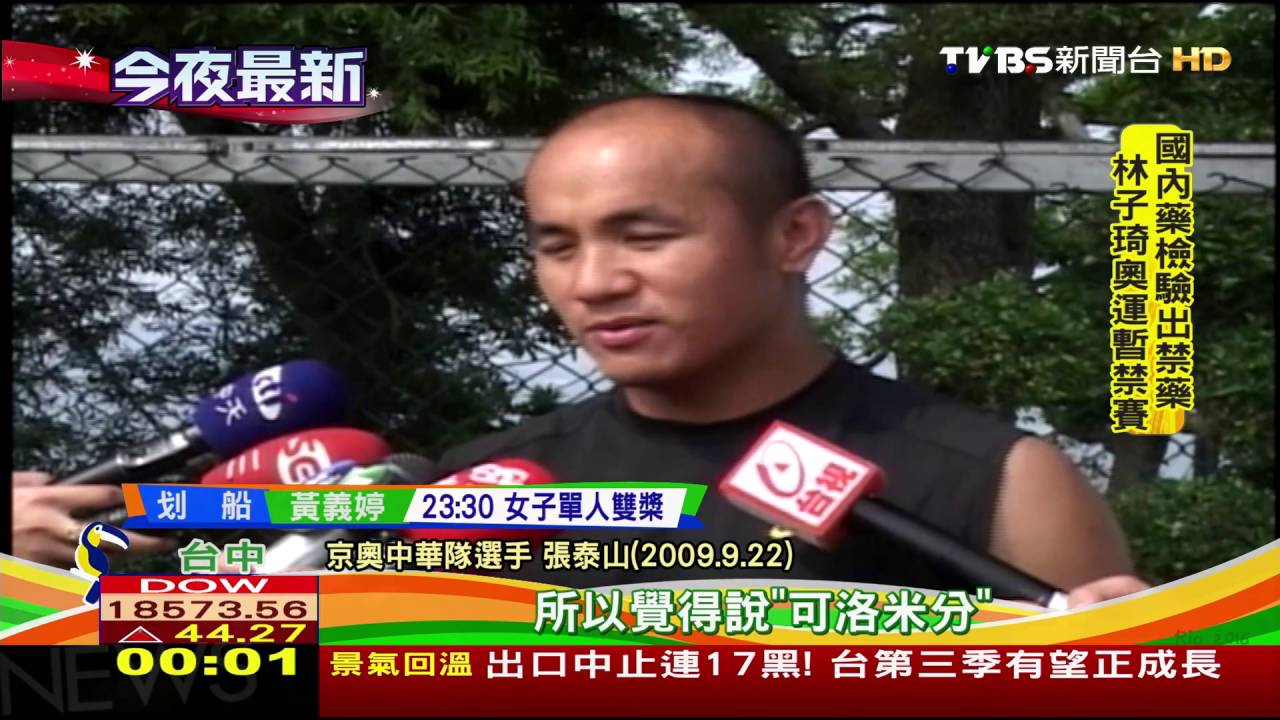 中華隊禁藥非首例! 京奧張泰山藥檢沒過