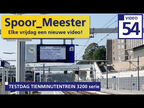 (4K) Cabview Trein | TESTDAG TIENMINUTENTREIN 3200 serie ! Rij mee van Arnhem CS naar Utrecht CS(54)