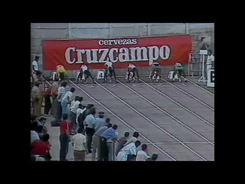 Carl Lewis vs Ben Jonhson vs Marian Woronin vs Calvin Smith .100m Sevilla 1987.