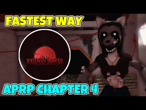 EASIEST WAY TO ESCAPE RAILROAD HOWLS + GET WROLE SKIN in APRP CHAPTER 4! (Accurate Piggy RP)