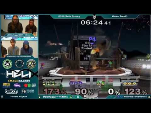 HELIX - MikeHaggar + VilNess Vs. Tempo | Westballz + Overtriforce - Winners Round 3 - Melee Doubles