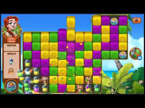 Lost Island Blast Adventure Level 1544 - NO BOOSTERS 🏝️ | SKILLGAMING ✔️