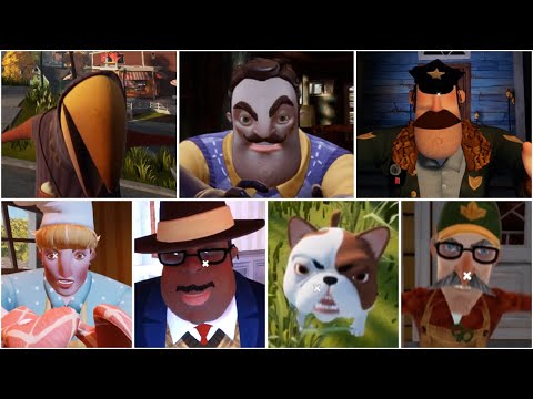 HELLO NEIGHBOR 2 ALL JUMPSCARES