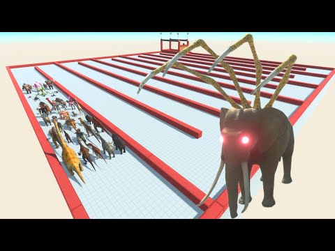 ESCAPE FROM ALIEN ELEPHANT - Animal Revolt Battle Simulator
