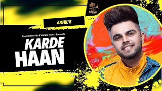 Karde Haan  AKHIL  Manni Sandhu  Official Video  C