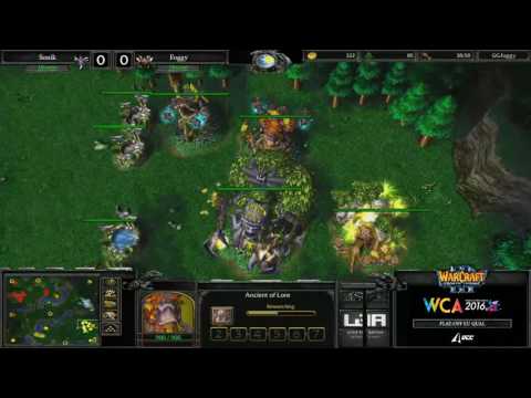 (RU) WCA 2016 EU Warcraft III [N] Sonik vs. Foggy [N]  - Loser Bracket Final