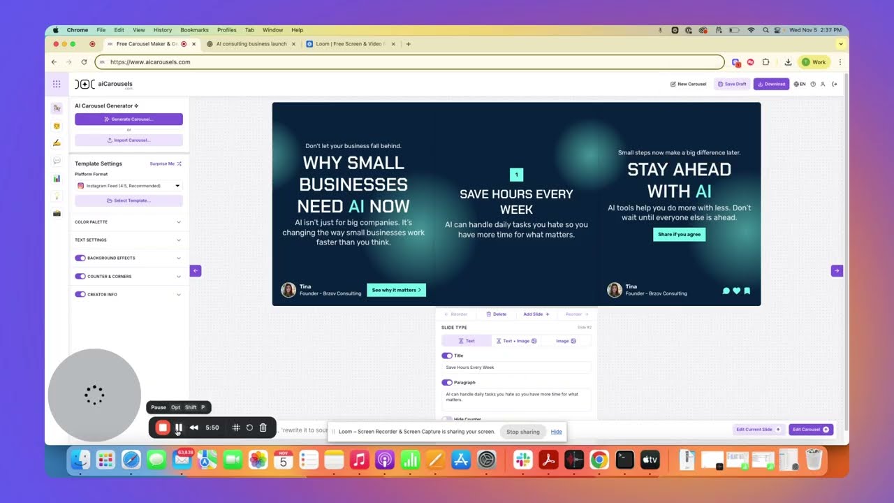 AICarousels tutorial