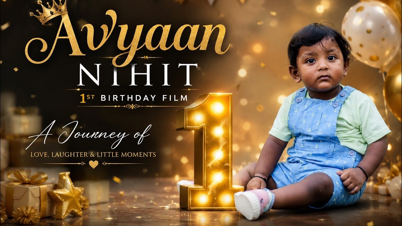 1st Birthday Film || Avyaan Nihit || Unique Click ||