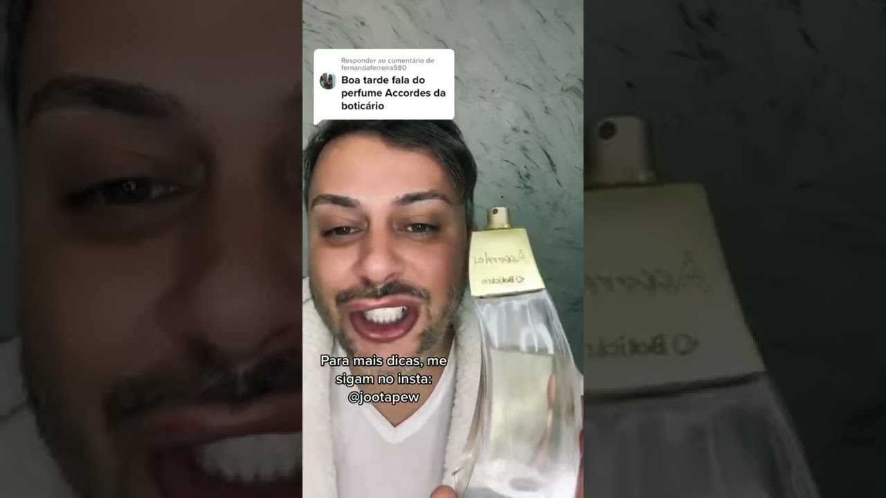 Accordes do O Boticário, um clássico! #goviral #fyb #moda #inshot #dicas #oboticario #brasil