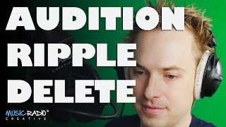 Ripple Delete In Adobe Audition CC Multitrack