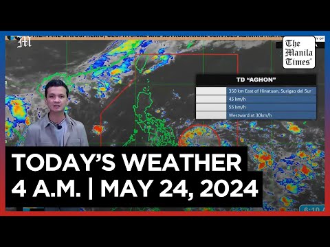 Today's Weather, 4 A.M. May 24, 2024